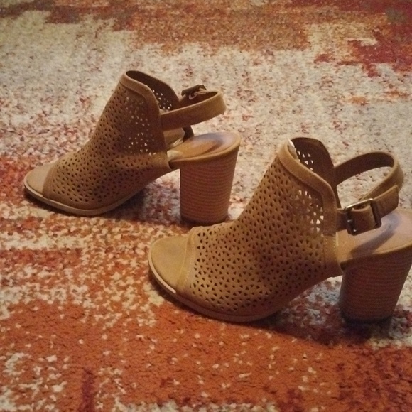 Women's brown sling back booties Size 9.5 - Picture 3 of 5